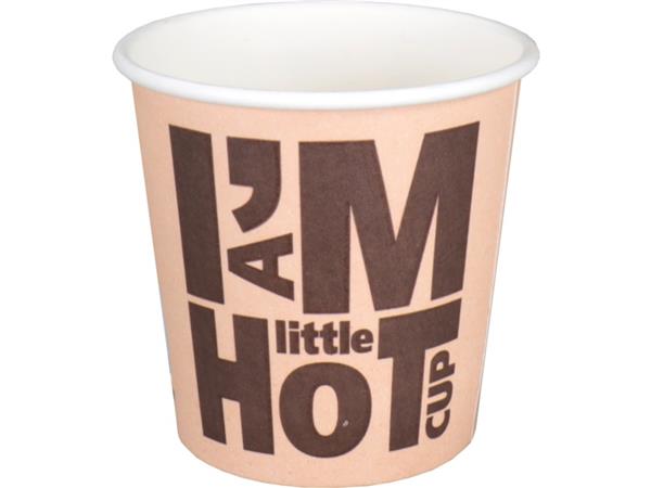 Een 1000 x koffiebeker 100ml/4oz Ø62mm I'm a hot koop je bij ShopXPress