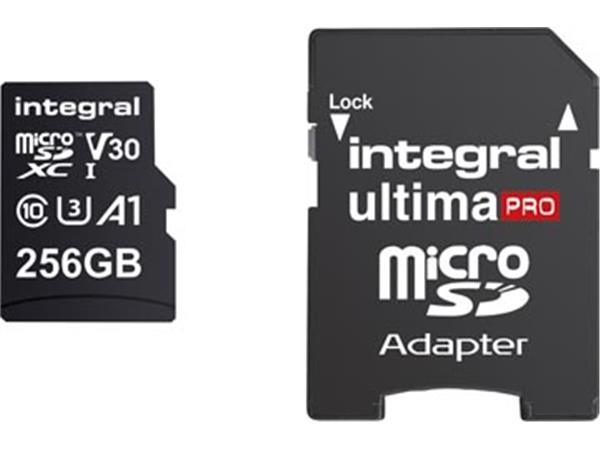 Een Integral microSDXC geheugenkaart, 256GB koop je bij ShopXPress