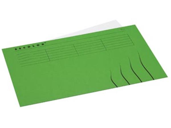 Een Jalema Secolor dossieromslag voor ft folio (22,5 x 34,8 cm), groen koop je bij ShopXPress