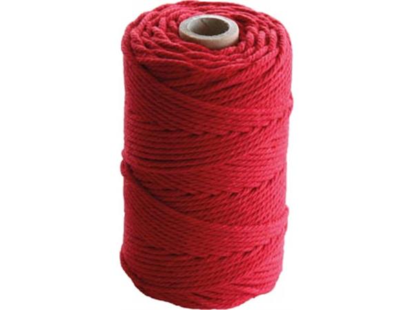 Een Macramétouw twine thick van 70 m, rood koop je bij ShopXPress