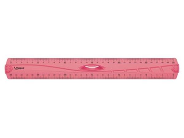 Een Maped decimeterlat Geometric driedubbele decimeter, 30 cm, geassorteerde kleuren (groen, blauw en roze) koop je bij ShopXPress