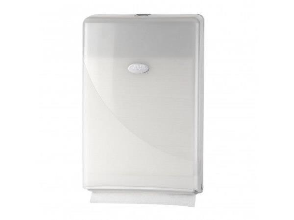 Een Pearl White Handdoekdispenser, Slimfold koop je bij ShopXPress