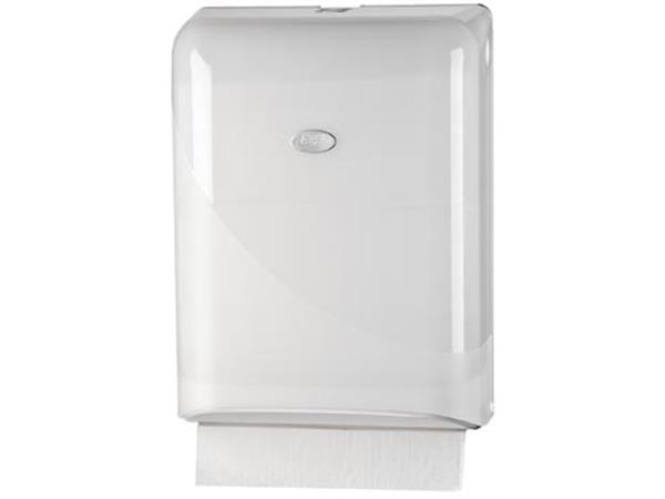 Een Pearl white handdoekdispenser, interfold, z-fold koop je bij ShopXPress