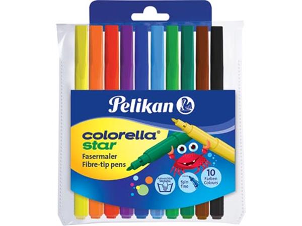 Een Pelikan viltstift Colorella Star 10 stiften koop je bij ShopXPress