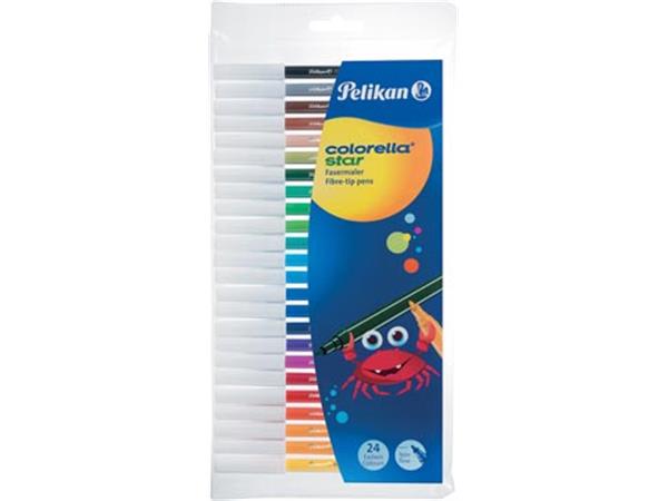 Een Pelikan viltstift Colorella Star 24 stiften koop je bij ShopXPress