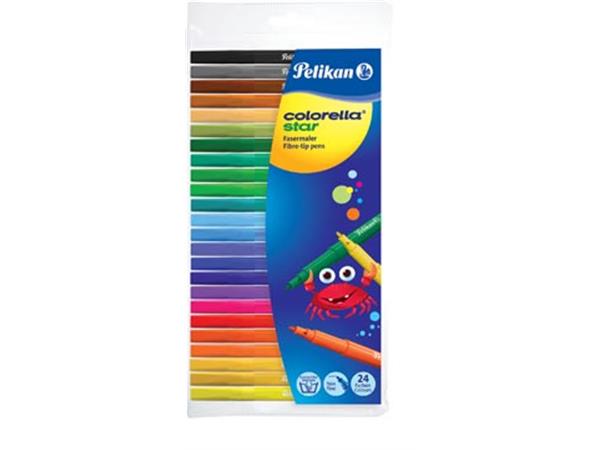 Een Pelikan viltstift Colorella Star 24 stiften koop je bij ShopXPress