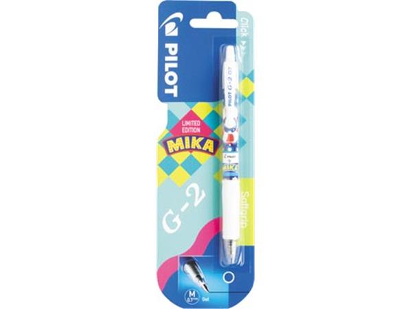 Een Pilot G2 Mika, op blister, blauw koop je bij ShopXPress