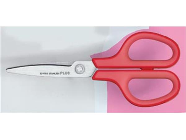 Een Plus FitCut Curve SMART schaar, 17,5 cm, rood, op blister koop je bij ShopXPress