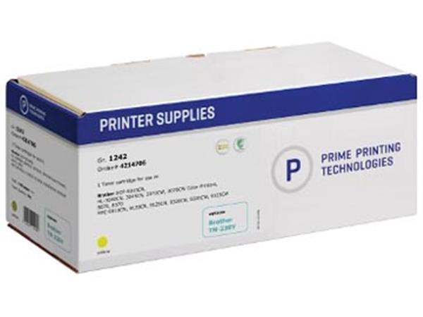 Een Prime printing toner geel, 1400 pagina's voor Brother - OEM: TN-230Y koop je bij ShopXPress