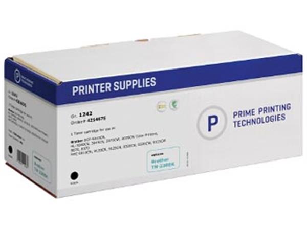 Een Prime printing toner zwart, 2200 pagina's voor Brother - OEM: TN-230BK koop je bij ShopXPress