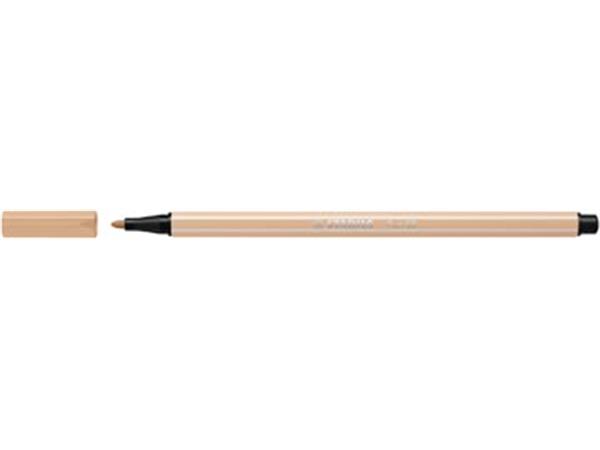 Een STABILO Pen 68 viltstift, beige koop je bij ShopXPress