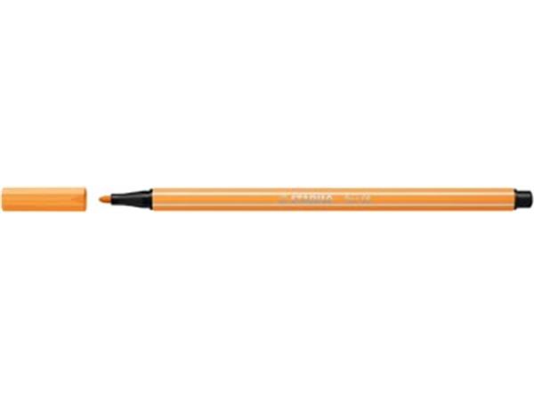 Een STABILO Pen 68 viltstift, papaya oranje koop je bij ShopXPress