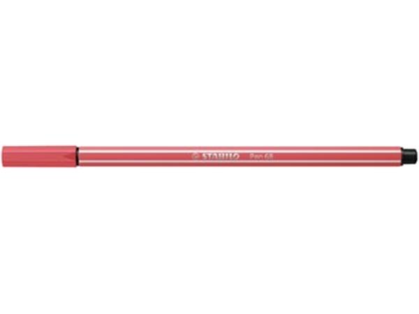 Een STABILO Pen 68 viltstift, rust red (roestrood) koop je bij ShopXPress