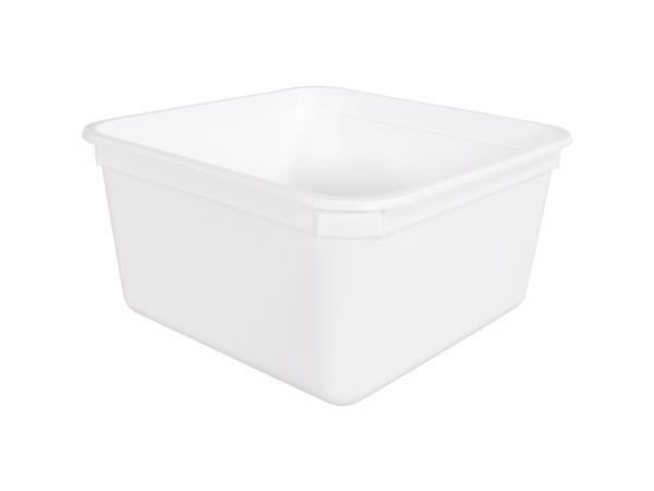 Een Schaal Vierkant Wit PP 18x 18x9.1cm koop je bij ShopXPress