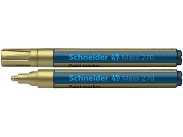 Een Schneider paint marker Maxx 270, goud koop je bij ShopXPress