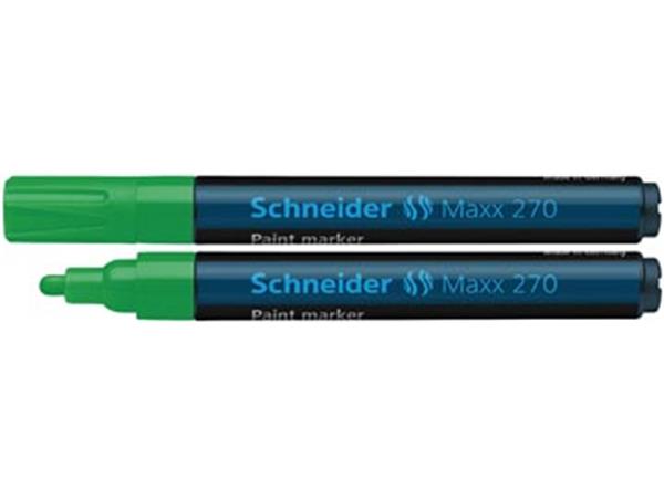 Een Schneider paint marker Maxx 270, groen koop je bij ShopXPress