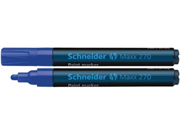 Een Schneider paintmarker Maxx 270, blauw koop je bij ShopXPress