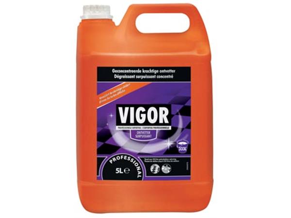 Een Vigor ontvetter, flacon van 5 liter koop je bij ShopXPress