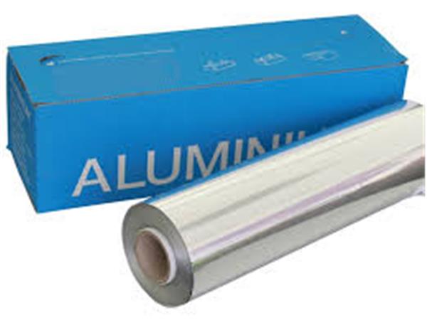 Een Aluminium folie 50cmx150m 11my in cutterbox koop je bij ShopXPress