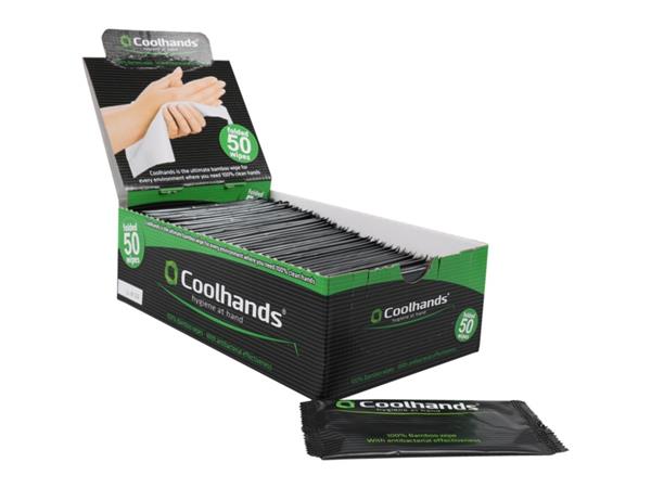 Een 50 x Coolhands® verfrissing Tissue, bamboe, 200x230mm, wit koop je bij ShopXPress