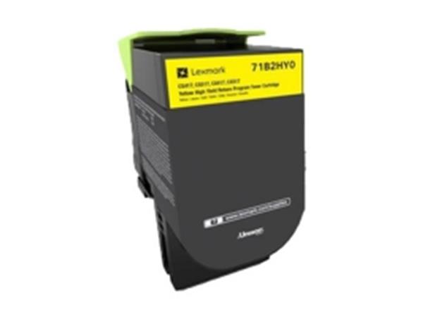 Een Lexmark 71B20Y0 toner geel (origineel) koop je bij ShopXPress