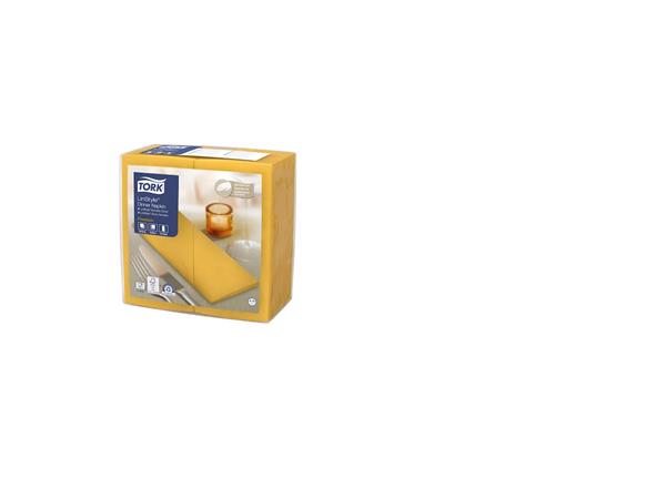 Een Tork LinStyle® Dinnerservet 39x39cm 1/4-vouw 12x50 mustard koop je bij ShopXPress