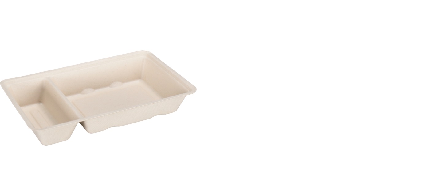 Een Depa® Bak, Bagasse (suikerrietpulp), A20, snackbak, 20.5x12x3.6cm, naturel koop je bij ShopXPress