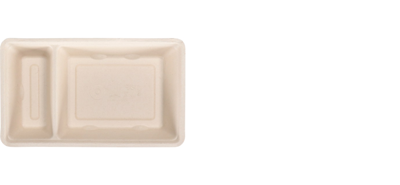 Een Depa® Bak, Bagasse (suikerrietpulp), A20, snackbak, 20.5x12x3.6cm, naturel koop je bij ShopXPress