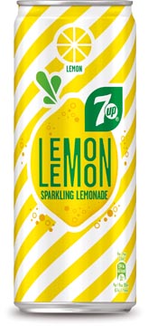 Een 7up Lemon frisdrank, blikje van 33 cl, pak van 24 stuks koop je bij ShopXPress