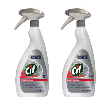 Een ACTIE Cif: 1 x sanitairreiniger 750 ml (ref. 7522864) + GRATIS 1 x sanitairreiniger 750 ml (ref. 7522864) koop je bij ShopXPress