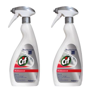 Een ACTIE Cif sanitairreiniger, flacon van 750 ml (ref. 7522864): 1 + 1 GRATIS koop je bij ShopXPress