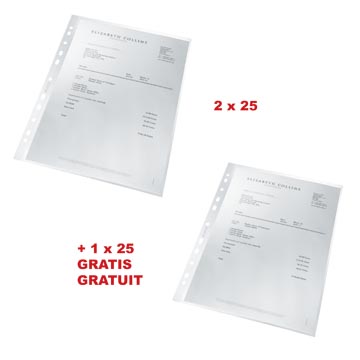 Een ACTIE Leitz: 2 x Premium Recycle showtas gekorreld A4 P25 (4791303) + GRATIS 1 x P25 (4791303) koop je bij ShopXPress