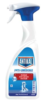 Een Antikal antikalk spray, flacon van 750 ml koop je bij ShopXPress