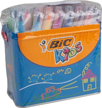 Een Bic Kids penseelstift Visaquarelle, etui van 48 stuks koop je bij ShopXPress