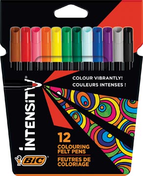 Een Bic viltstift Intensity Up, etui van 12 stuks koop je bij ShopXPress