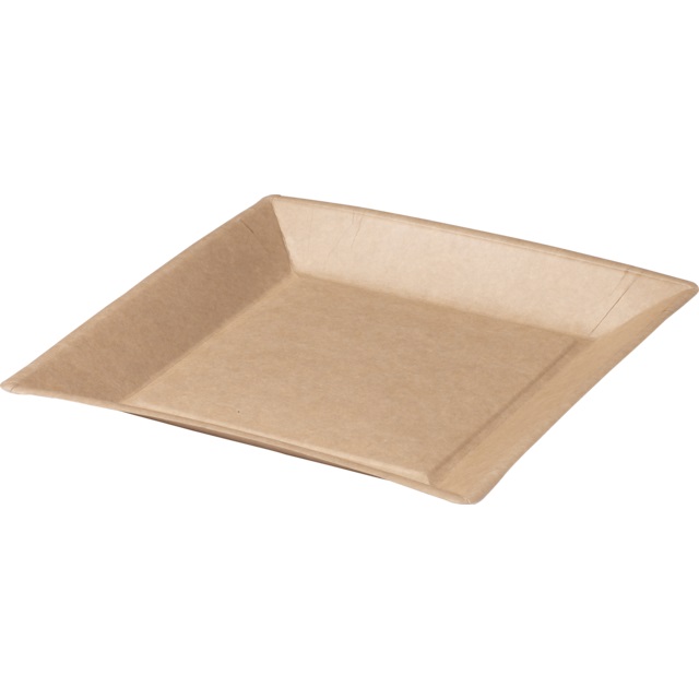 Een Biodore bord karton kraft 18x18cm FSC koop je bij ShopXPress