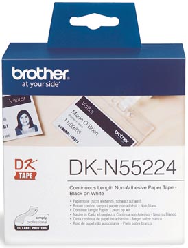 Een Brother doorlopende labelrol voor QL, ft 62 mm x 30,48 m, papier, niet klevend koop je bij ShopXPress