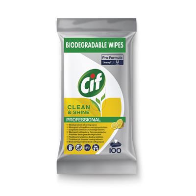 Een Cif Pro Formula Multifunctionele Reinigingsdoekjes 4x100st - Biologisch afbreekbare multifunctionele reinigingsdoekjes koop je bij ShopXPress