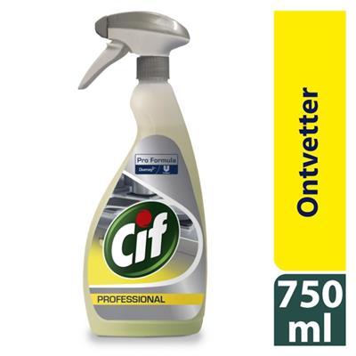 Een Cif Pro Formula Ontvetter 6x0.75L - Gecombineerde reiniger en ontvetter koop je bij ShopXPress