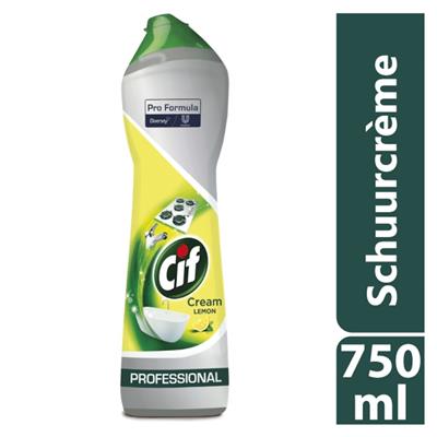 Een Cif Pro Formula schuurmiddel citroen 8x0.75L koop je bij ShopXPress