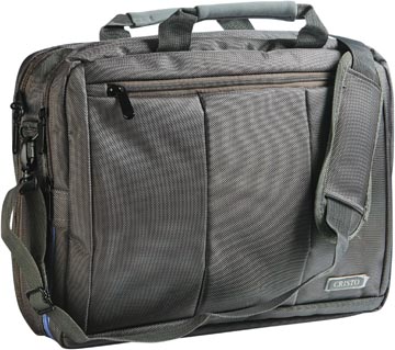 Een Cristo Portable laptoptas voor 15 inch laptops, 2-in-1, antraciet koop je bij ShopXPress