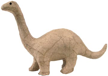 Een Décopatch brontosaurus, papier-maché koop je bij ShopXPress