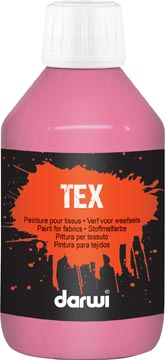 Een Darwi textielverf Tex, 250 ml, roze koop je bij ShopXPress