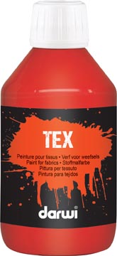 Een Darwi textielverf Tex, 250 ml, vermiljoen koop je bij ShopXPress