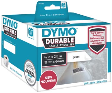 Een Dymo duurzame etiketten LabelWriter ft 19 x 64 mm, 900 etiketten koop je bij ShopXPress