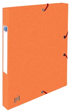 Een Elba elastobox Oxford Top File+ rug van 2,5 cm, oranje koop je bij ShopXPress