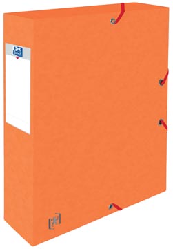 Een Elba elastobox Oxford Top File+ rug van 6 cm, oranje koop je bij ShopXPress