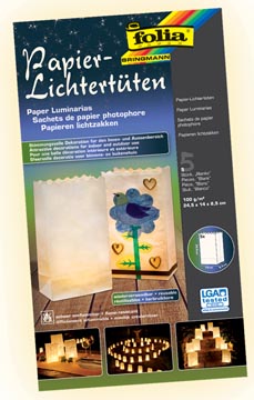 Een Folia Lichtzak ft 24,5 x 14 x 8,5 cm, neutraal koop je bij ShopXPress