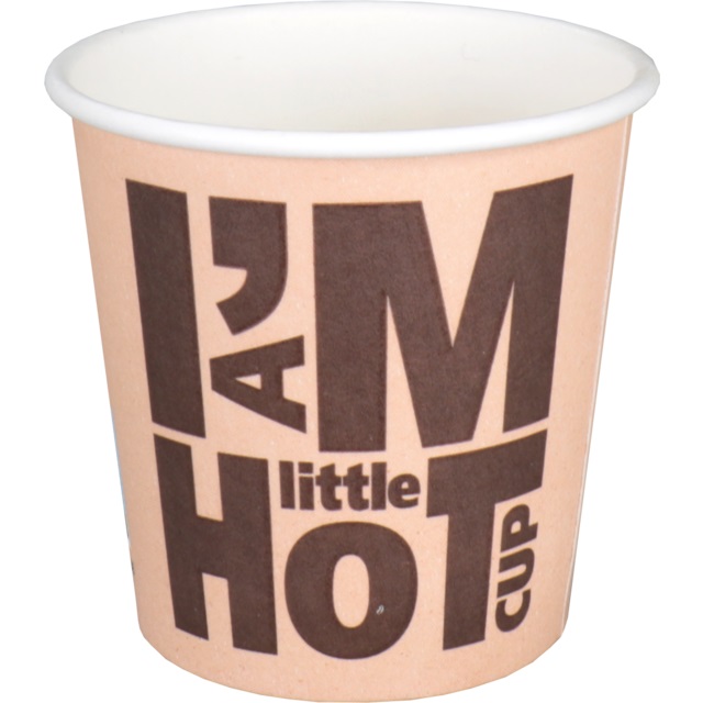 Een 1000 x koffiebeker 100ml/4oz Ø62mm I'm a hot koop je bij ShopXPress