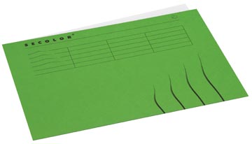 Een Jalema Secolor dossieromslag voor ft A4 (22,5 x 31 cm), groen koop je bij ShopXPress